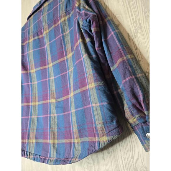 The North Face Sherpa Lined Womens Plaid Campshire Shirt M | Cozy Outdoorsy - Picture 4 of 8